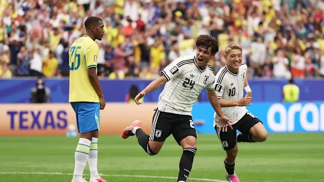Brazil VS Japan tactical battle during the first half in Houston