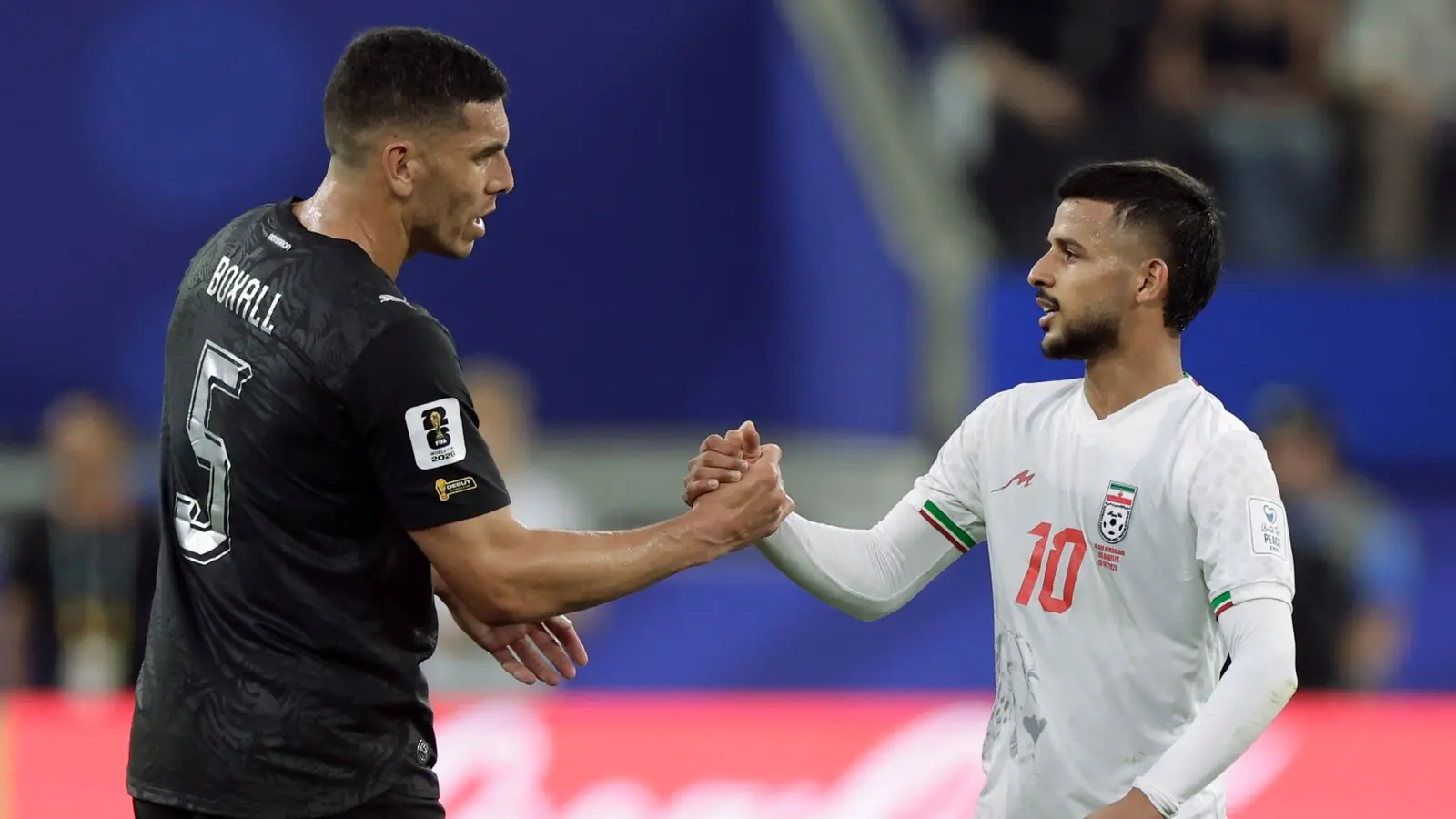 Los jugadores de Irán celebran su remontada ante Nueva Zelanda en el Mundial 2026