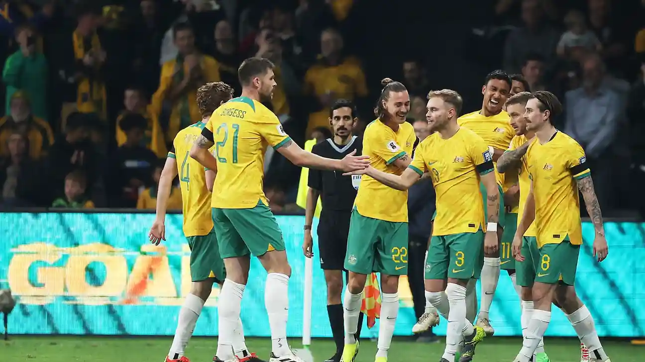 Torcedores australianos e atmosfera da partida na Copa 2026